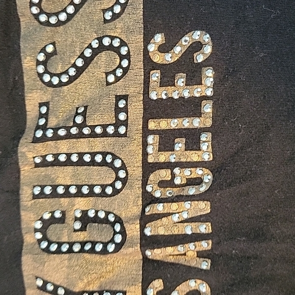 G By Guess Bling T-shirt Junior's Size Small - Picture 3 of 7